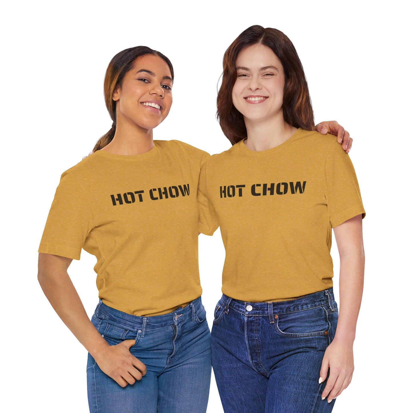 Hot Chow T-Shirt — Military Stencil Graphic Tee