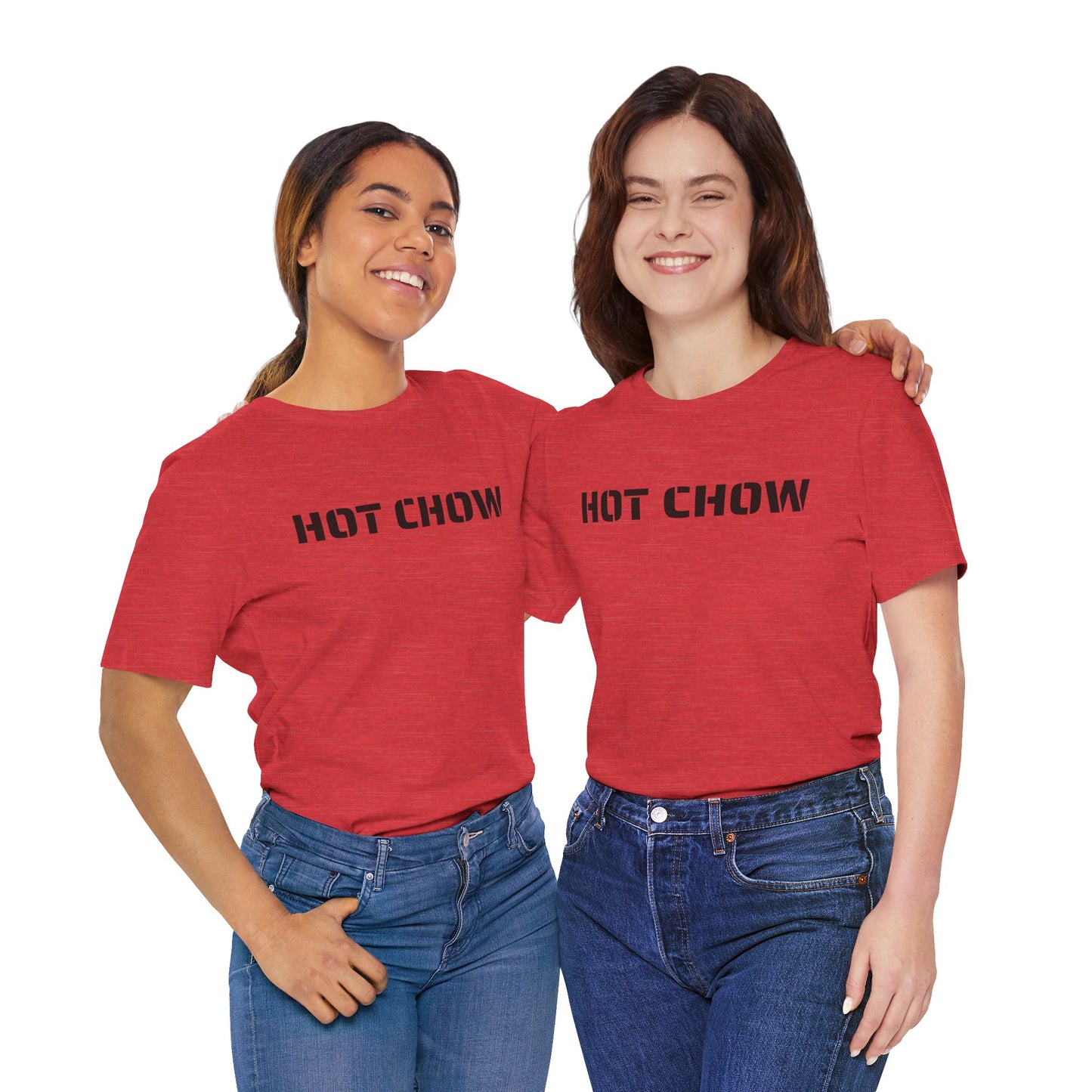 Hot Chow T-Shirt — Military Stencil Graphic Tee
