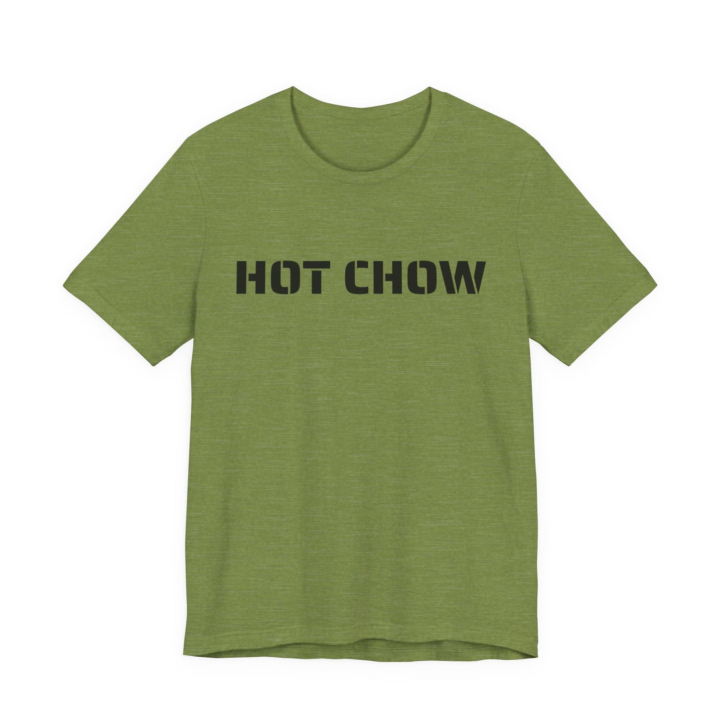 Hot Chow T-Shirt — Military Stencil Graphic Tee