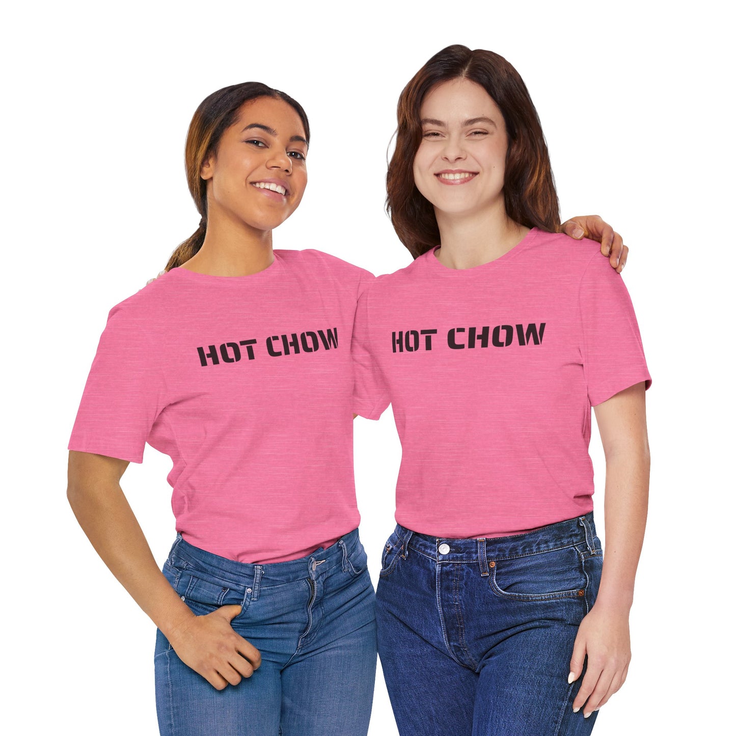 Hot Chow T-Shirt — Military Stencil Graphic Tee