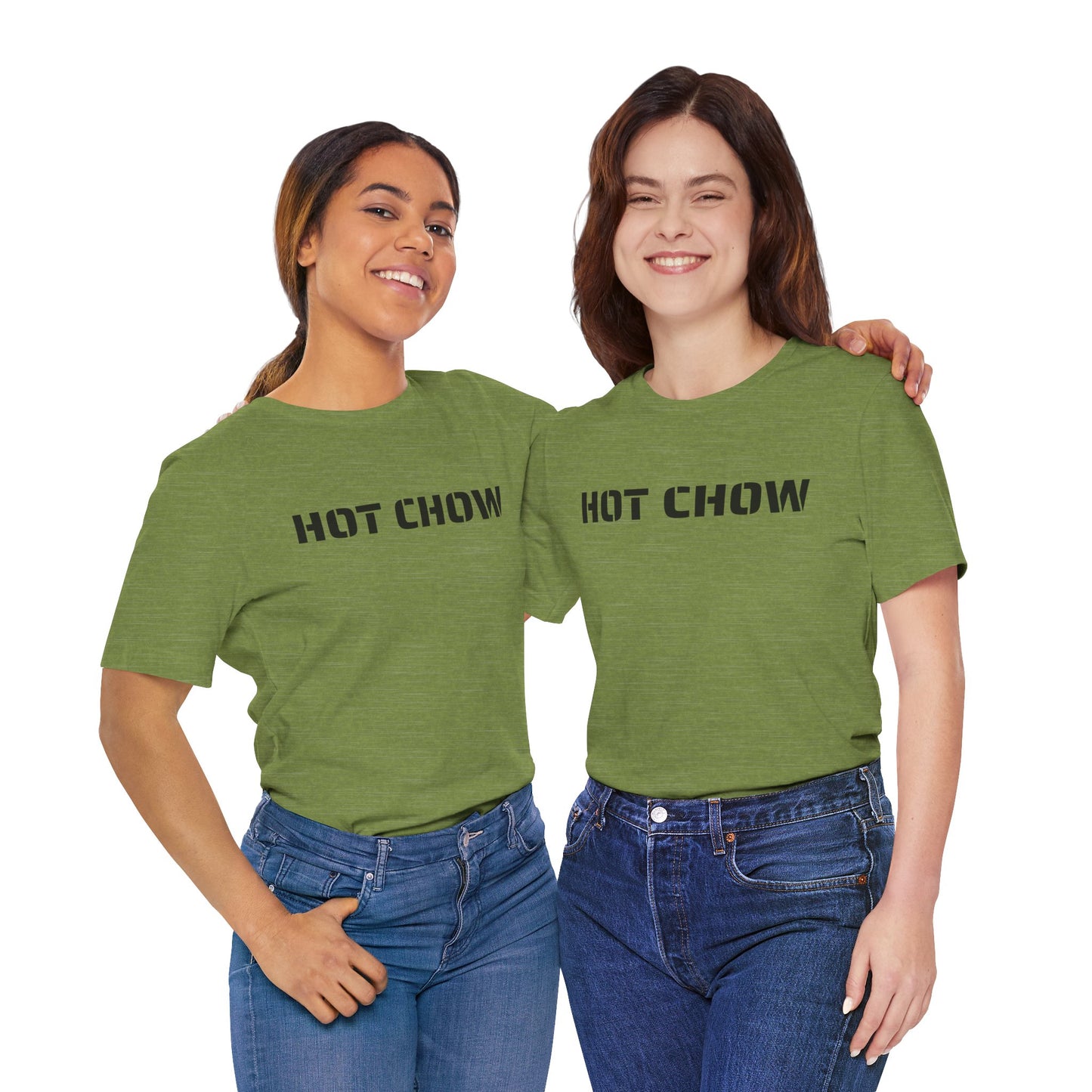 Hot Chow T-Shirt — Military Stencil Graphic Tee