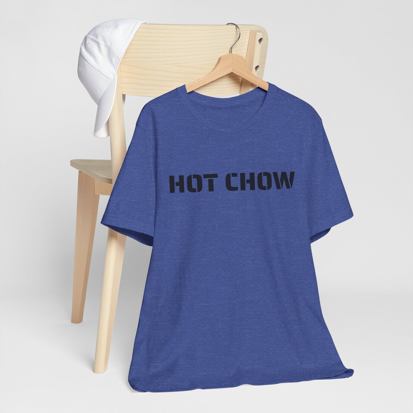 Hot Chow T-Shirt — Military Stencil Graphic Tee