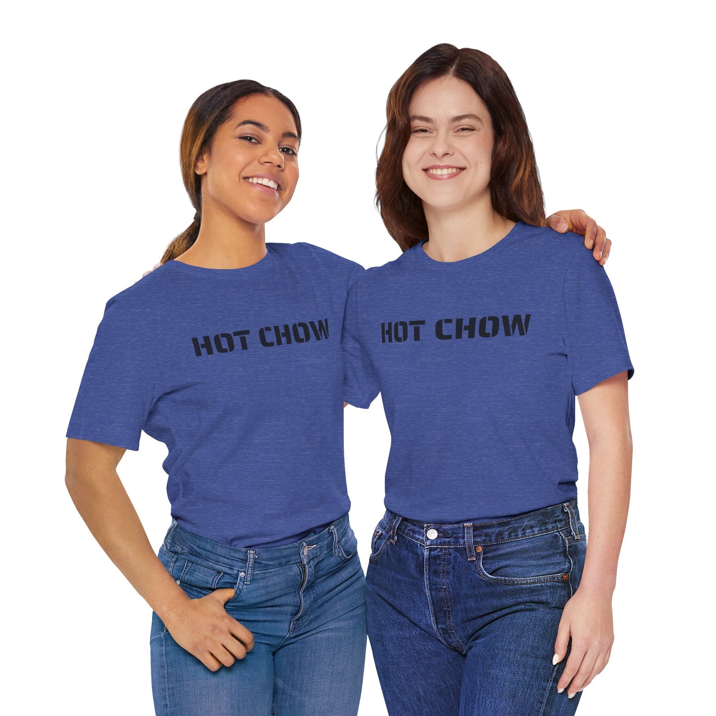 Hot Chow T-Shirt — Military Stencil Graphic Tee