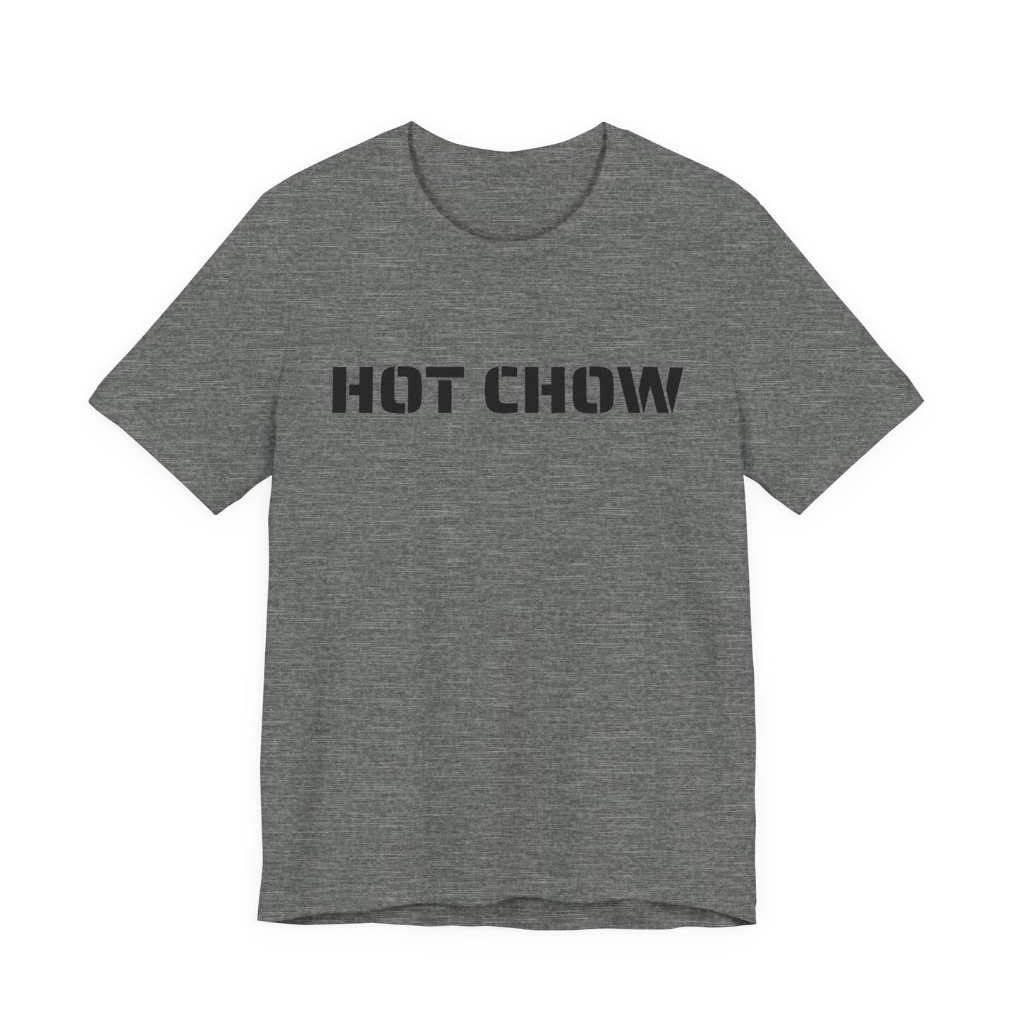 Hot Chow T-Shirt — Military Stencil Graphic Tee