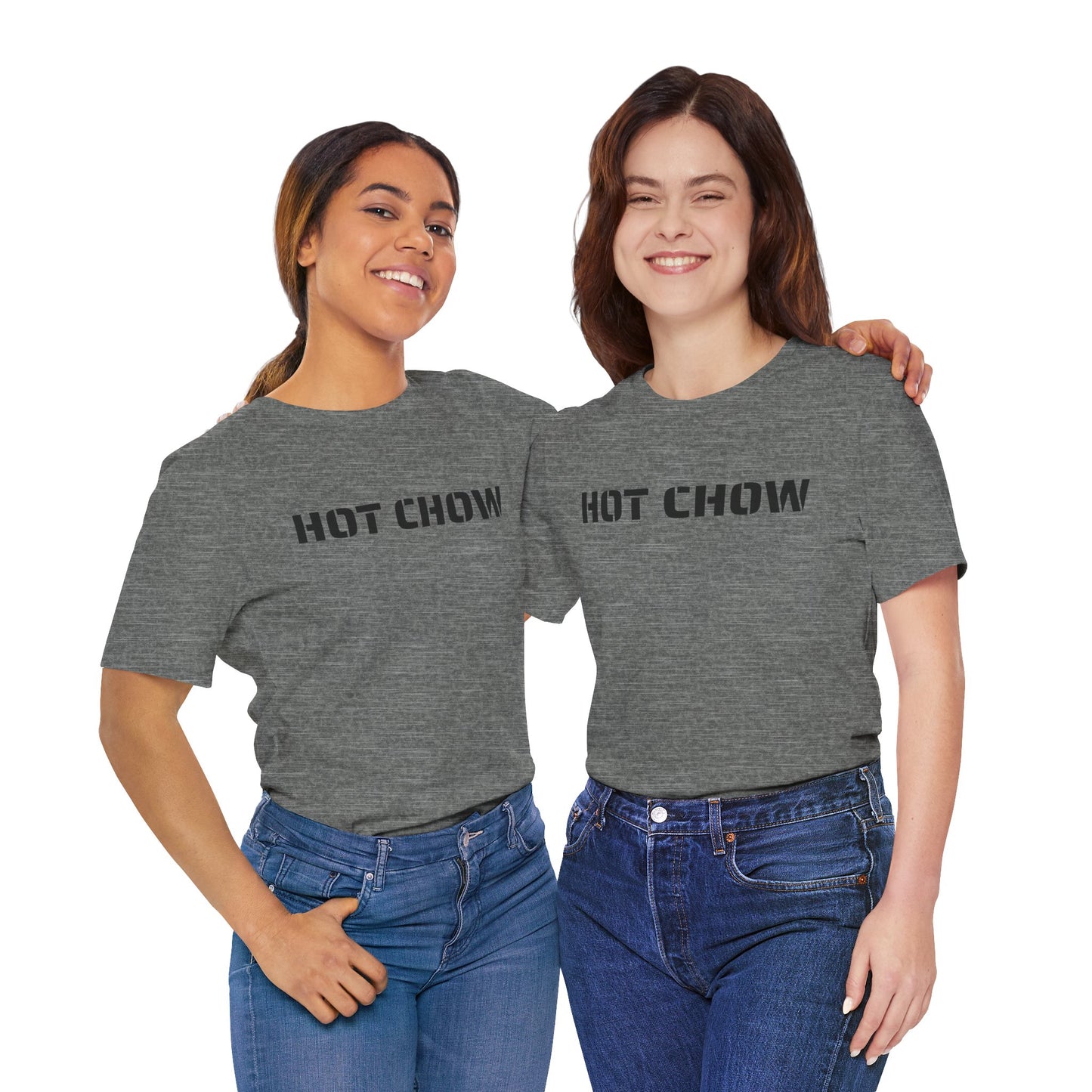 Hot Chow T-Shirt — Military Stencil Graphic Tee