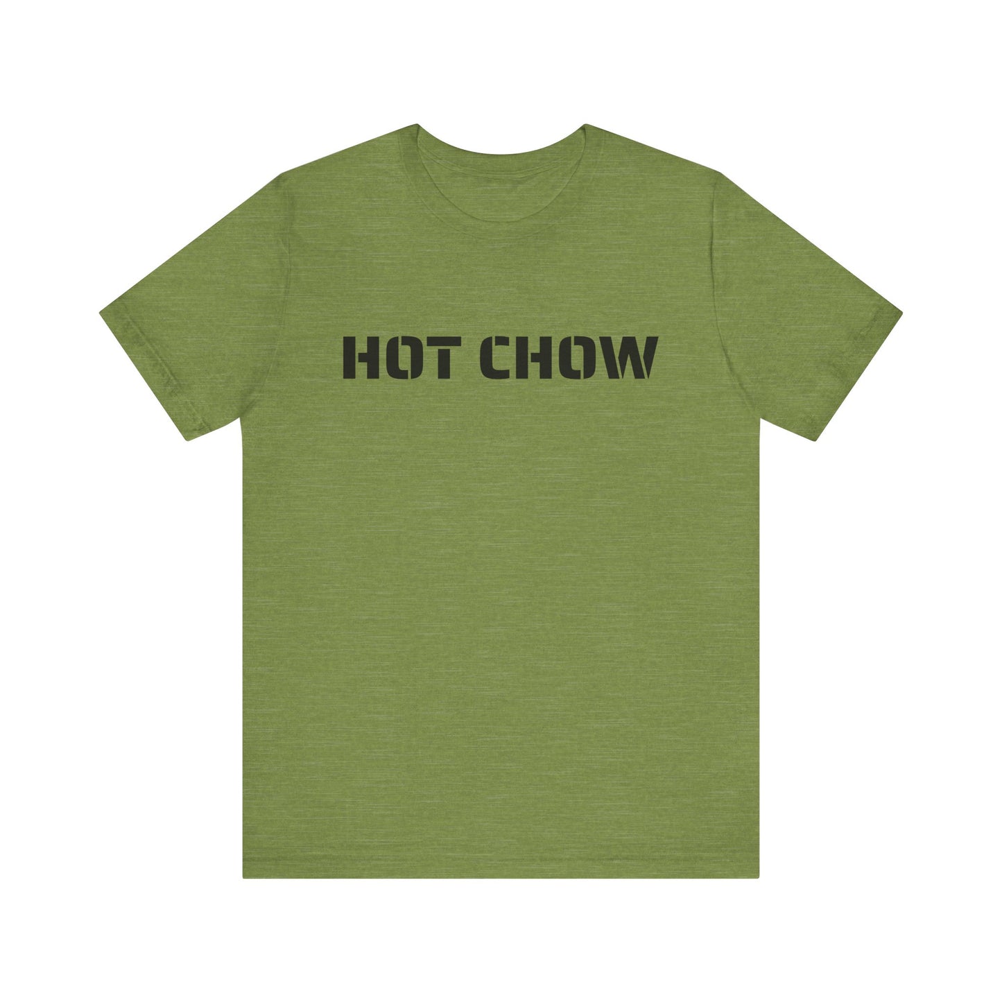 Hot Chow T-Shirt — Military Stencil Graphic Tee