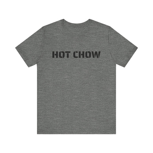 Hot Chow T-Shirt — Military Stencil Graphic Tee