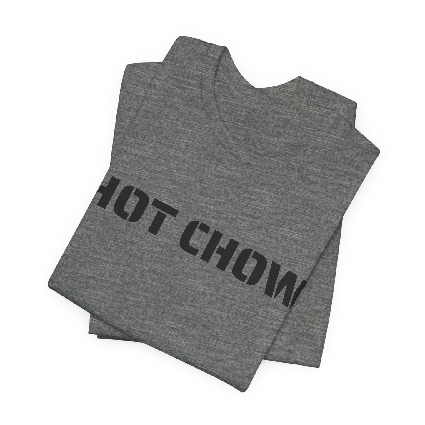Hot Chow T-Shirt — Military Stencil Graphic Tee