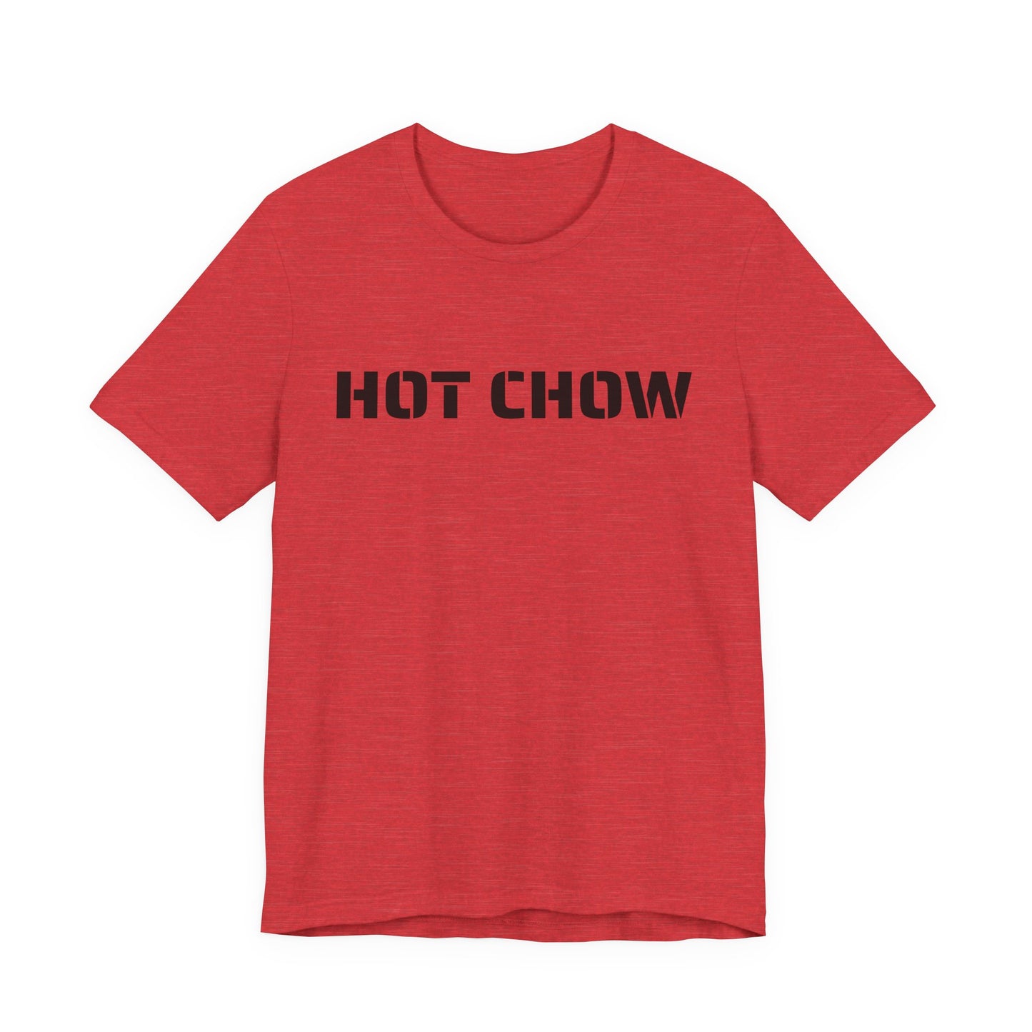 Hot Chow T-Shirt — Military Stencil Graphic Tee